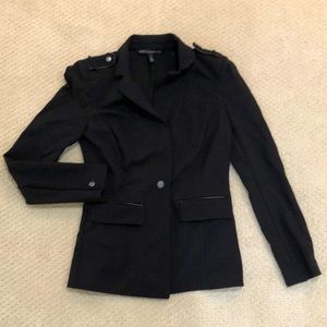 WHBM Black Blazer w/Details